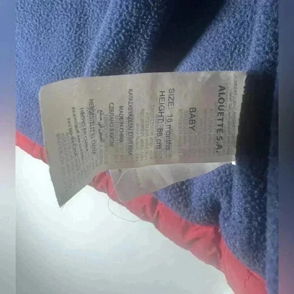 Paul Frank Red Puffer Jacket – Size 18-24 Months | Iconic 90s Monkey Logo | - Picture 4 of 10